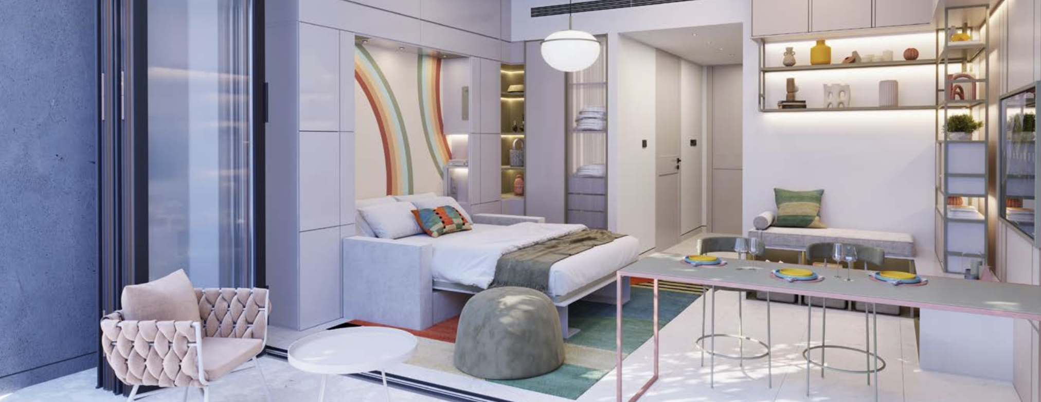 Smart Studio with Murphy Bed